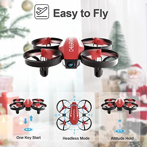 51ul29toGVL. AC  - Cheerwing CW10 Mini Drone for Kids WiFi FPV Drone with Camera, RC Drone Gift Toy for Boys and Girls with Auto Hovering, Voice Control