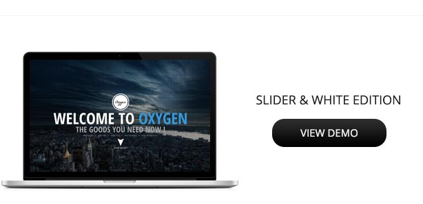 9 - Oxygen One Page Parallax Theme