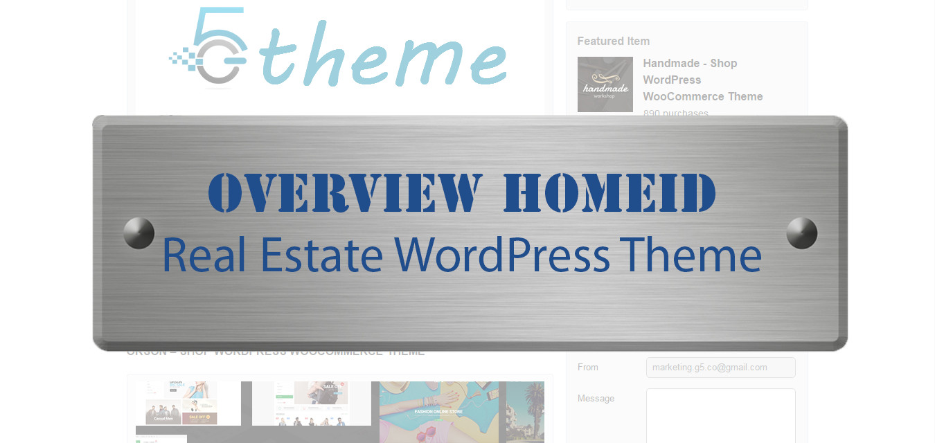 Overview HomeID - HomeID - Real Estate WordPress Theme