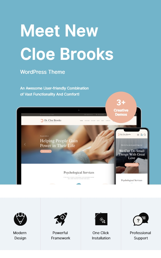 cloe 1 - Cloe Brooks | Psychology, Counseling & Medical WordPress Theme