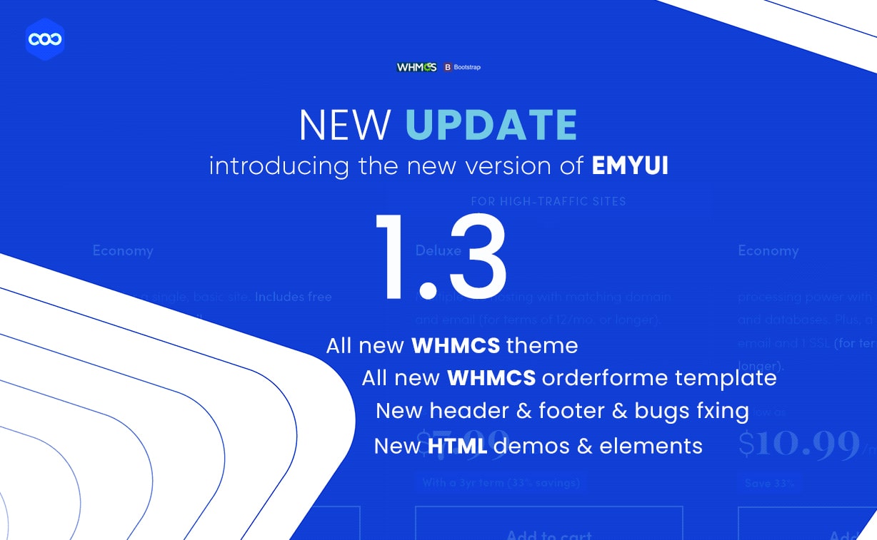 update 1 3 - EMYUI - Multipurpose Web Hosting with WHMCS Template