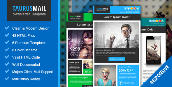 01 preview1 - Fusion - Metro Email Newsletter Template