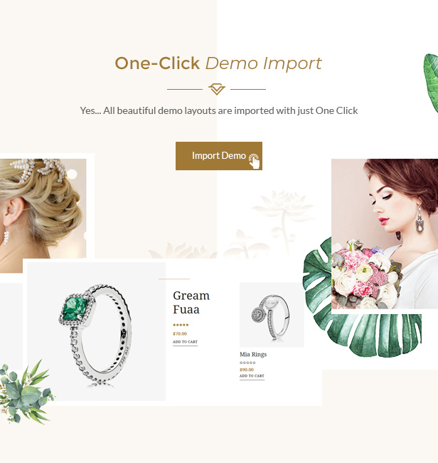 02 one click - Karo | Jewelry Diamond WooCommerce WordPress Theme