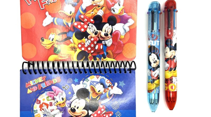 1672673090 91C5dcarceL 800x445 - Disney Autograph Book Mickey, Minnie, Mickey & Friends, Disney Princess with 6-in-1 Multicolor Pen 2-Pack (Blue/Red Mickey and Friends)