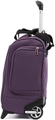 31OBtr8H0hL. AC  - Travelpro Skypro Lightweight Airline Size Carry On Luggage Trolley Suitcase (Orchid Purple, 2-Wheel Underseat Bag)