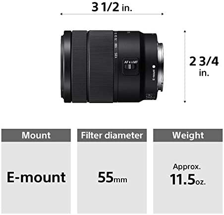 41LVSvJFG1L. AC  - Sony 18-135mm F3.5-5.6 OSS APS-C E-Mount Zoom Lens