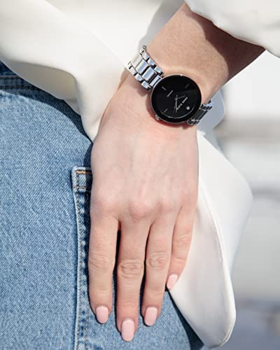 41OUYK8QH3L. AC  - Anne Klein Women's Genuine Diamond Dial Bracelet Watch