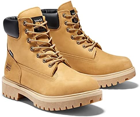 41w6flHwpOS. AC  - Timberland PRO Men's Direct Attach 6 Inch Soft Toe Insulated Waterproof Work Boot, Marigold