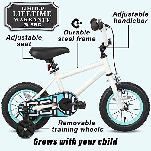 51ImGHYiEoL. AC  - Glerc Toddler and Kids Bike, 12-18-Inch Wheels with Training Wheels, Boys and Girls Ages 2-9 Years Old
