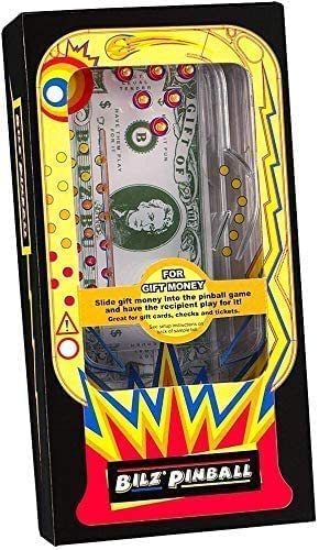 51l7jOrxc+L. AC  - BILZ Money Puzzle - Brain Teasing Maze and Cosmic Pinball 2 Pack - Perfect for Easter Baskets and Birthday Gifts - Fun Reusable Game for Cash, Gift Cards and Tickets