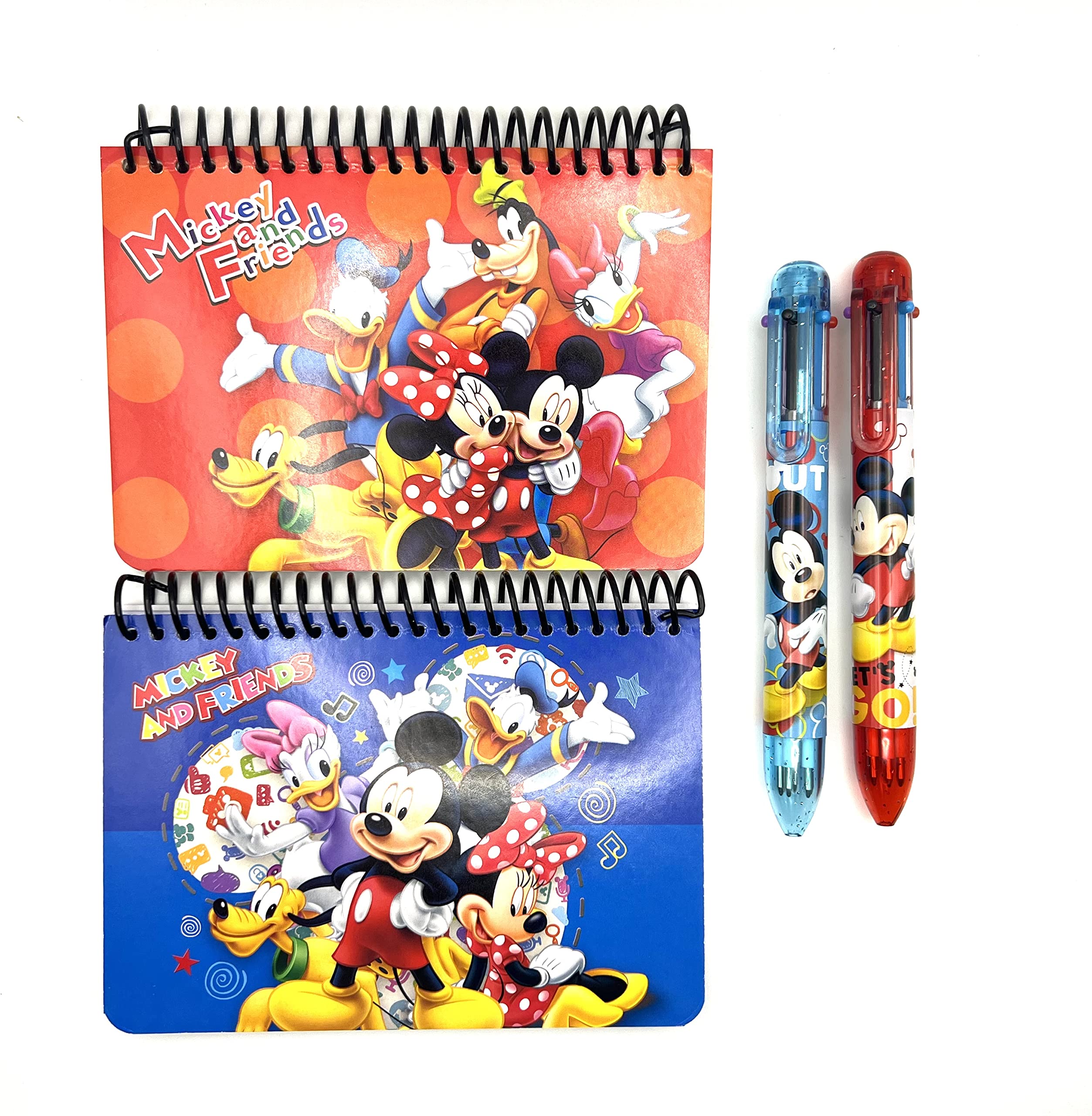 91C5dcarceL - Disney Autograph Book Mickey, Minnie, Mickey & Friends, Disney Princess with 6-in-1 Multicolor Pen 2-Pack (Blue/Red Mickey and Friends)