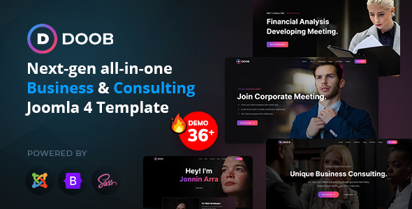 doob joomla - Blak - Responsive MultiPurpose Joomla 4 Website Template