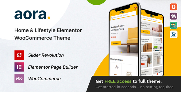preview aora.  large preview - Aora - Home & Lifestyle Elementor WooCommerce Theme