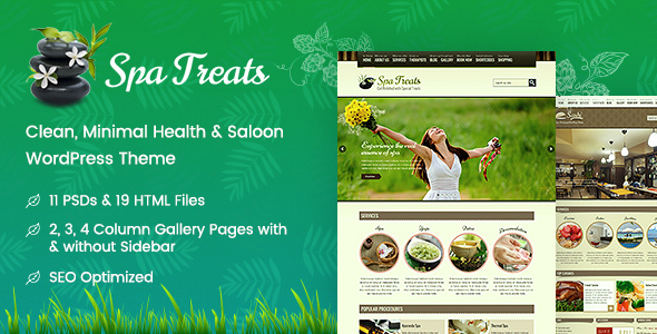 spa treats.  large preview - Spa Treats - Health and Wellness WordPress