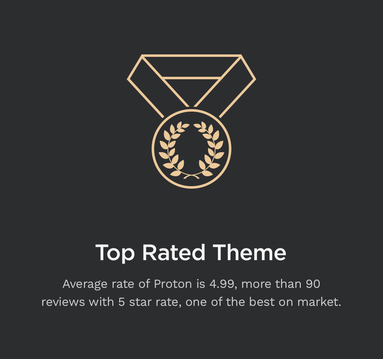 top rated theme - Proton - Minimal Portfolio Theme