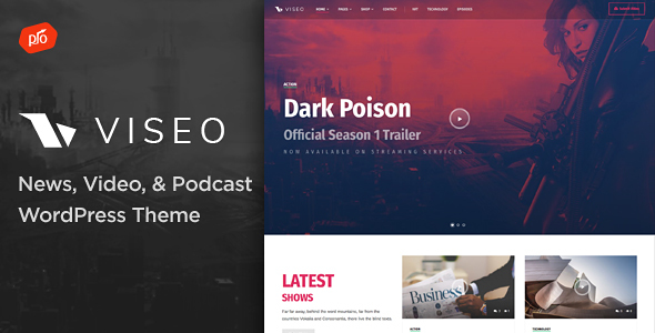 00 Video Preview.  large preview - Viseo - News, Video, & Podcast Theme