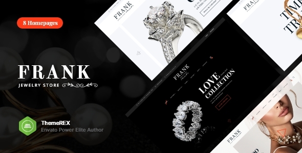 01 Jewelry Watches.  large preview - Jewelry & Watches Online Store WordPress Theme