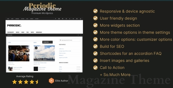 Periodic – A Premium WordPress Magazine Theme