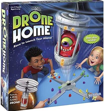 1676094944 51q4qQVzZpL. AC  417x445 - Drone Home -- First Ever Game With a Real, Flying Drone -- Great, Family Fun! -- For 2-4 Players -- Ages 8+