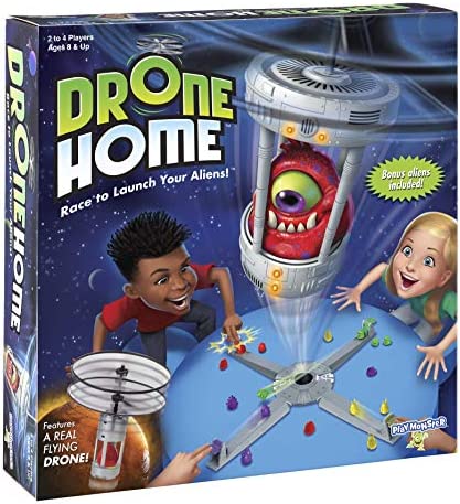 Drone Home — First Ever Game With a Real, Flying Drone — Great, Family Fun! — For 2-4 Players — Ages 8+