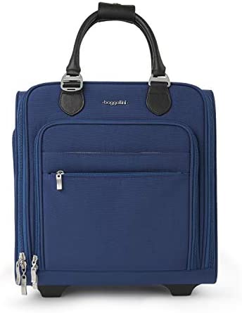 1676614738 41S15gzVVrL. AC  - Baggallini unisex adult luggage only 2 Wheel Under Seater Carry On Luggage, Pacific, One Size US