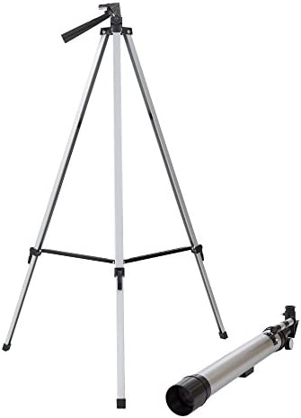 31+tUIvMGyL. AC  - 60mm Mirror Refractor Telescope – Aluminum Stargazing Optics with Tripod for Beginner Astronomy and STEM Education for Kids and Adults by Hey! Play!