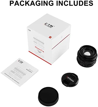 31t23GaNpZL. AC  - 7artisans 35mm F1.4 Mark Ⅱ Full Frame Manual Focus Prime Lens Large Aperture Compatible with L Mount Mirrorless Camera