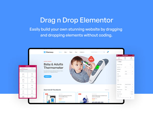 Pharmacy WordPress Theme Elementor