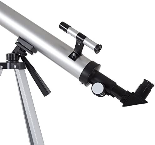 41 W0DwRlFL. AC  - 60mm Mirror Refractor Telescope – Aluminum Stargazing Optics with Tripod for Beginner Astronomy and STEM Education for Kids and Adults by Hey! Play!