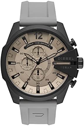 41ZVpmHrx7S. AC  - Diesel Men's Mega Chief Stainless Steel Chronograph Quartz Watch
