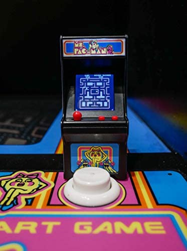 41rN1OjhrcL. AC  - Tiny Arcade Ms. Pac-Man Miniature Arcade Game