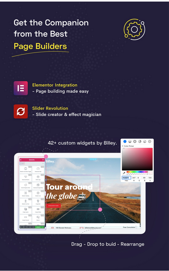 9b - Billey - Creative Portfolio & Agency Elementor WordPress Theme