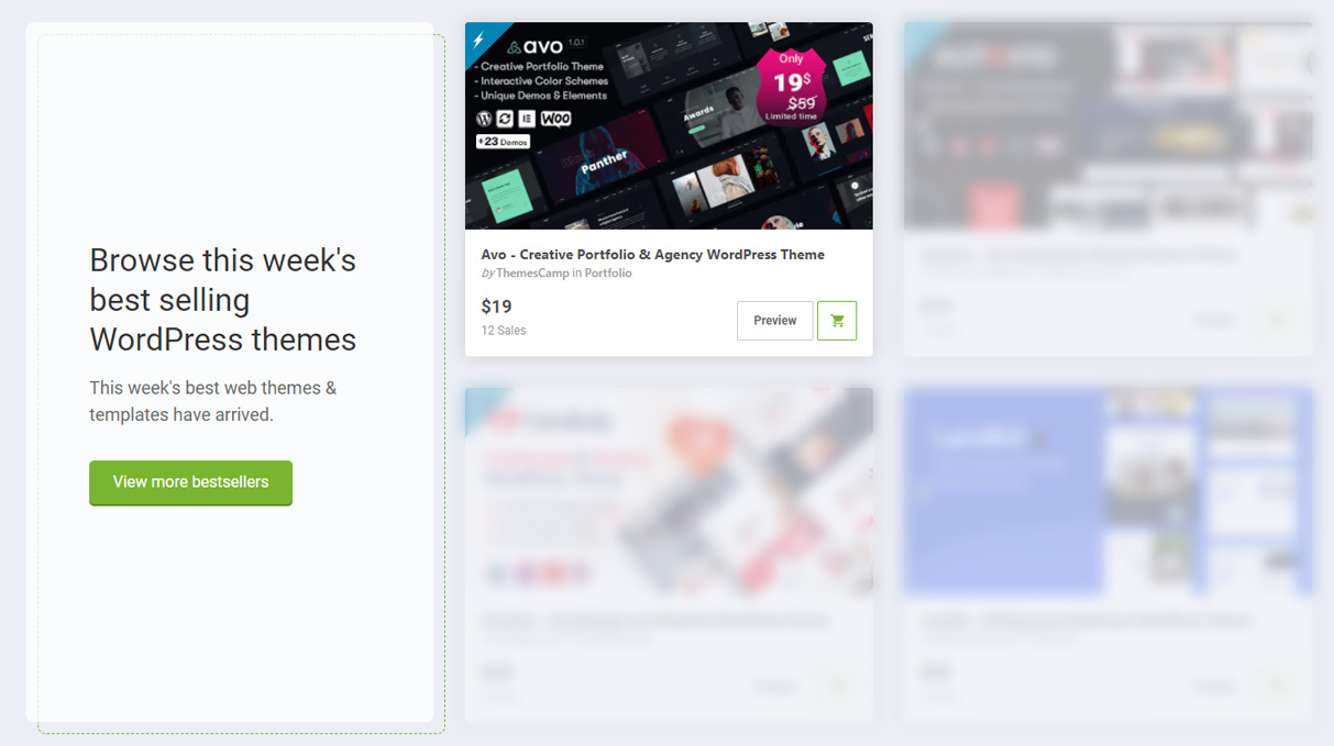 Best week - Avo - Creative Portfolio & Agency WordPress Theme