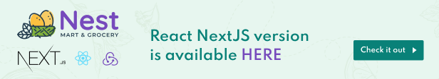 Nest React version - Nest - Multipurpose eCommerce HTML Template