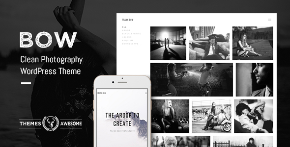 bow feature themeforest.  large preview - Bow - Clean Photography Portfolio Theme