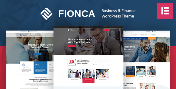 fionca preview 580.  large preview - Fionca - Business & Finance WordPress Theme