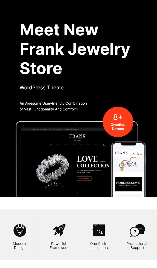 frank 1 - Jewelry & Watches Online Store WordPress Theme