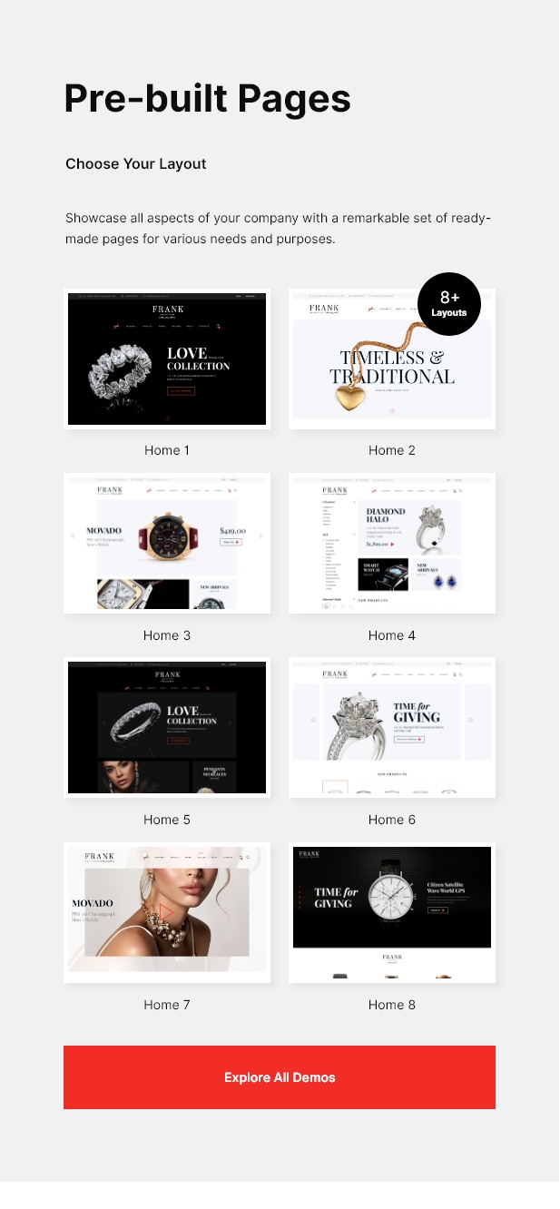 frank 2 - Jewelry & Watches Online Store WordPress Theme