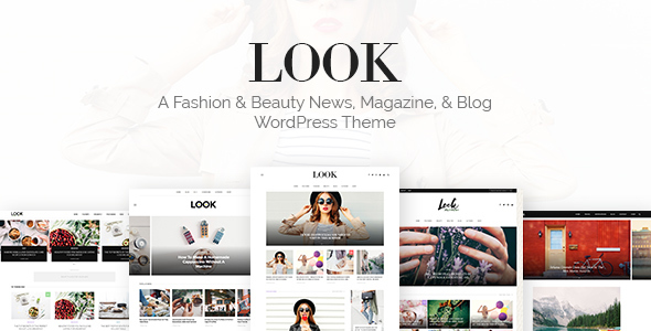 look preview.  large preview - Look: Minimal Magazine and Blog WordPress Theme