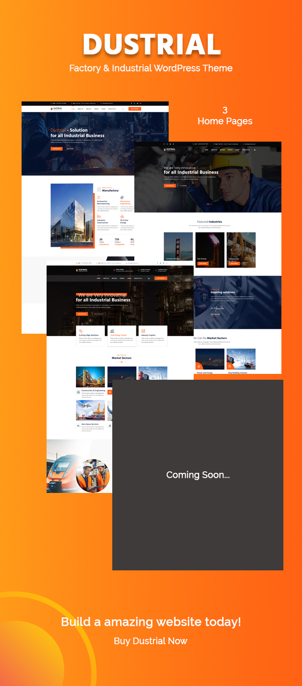 product details - Dustrial - Factory & Industrial WordPress Theme