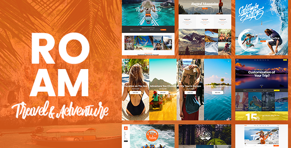 00 preview.  large preview - Roam - Travel & Tourism Theme