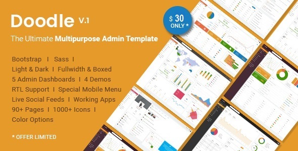 01 preview30.  large preview - Doodle - Multipurpose Admin Template