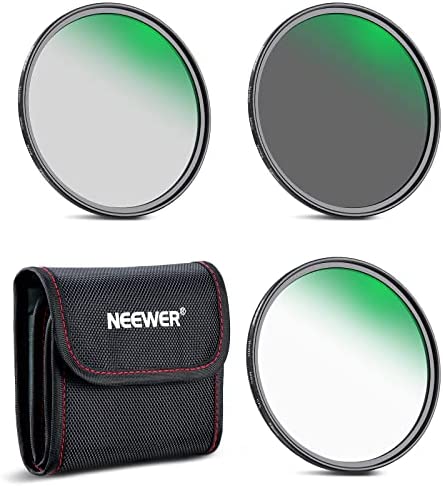 NEEWER 72mm Lens Filter Kit ND8 ND64 CPL Filter Set, Neutral Density+Circular Polarizer Filter Kit with 30 Layers Nano Coating/HD Optical Glass/Water Repellent/Scratch Resistant/Ultra Slim/Filter Bag