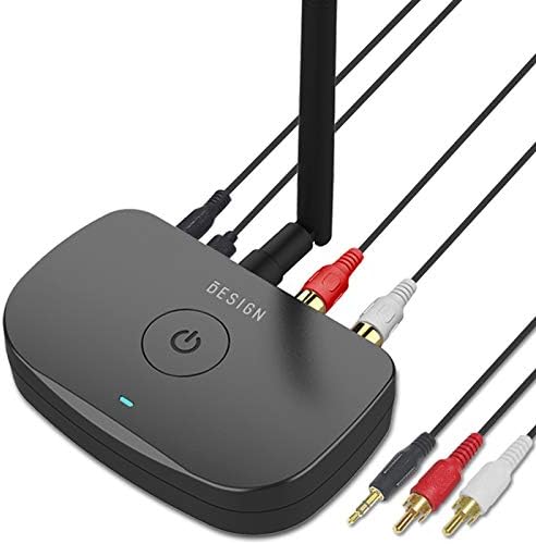 412pRpXp2WL. AC  - Besign BE-RCA Long Range Bluetooth Audio Adapter, HiFi Wireless Music Receiver, Bluetooth 5.0 Receiver for Wired Speakers or Home Music Streaming Stereo System, Black