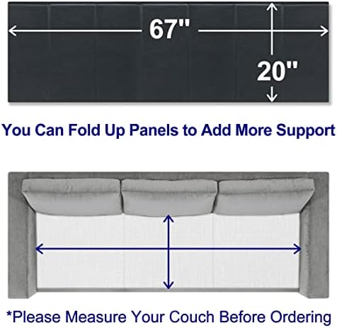 41Iz3M+YMkL. AC  - Animal-Gifts Couch Cushion Support [20"x67"], Sofa Cushion Support Board for Sagging Cushions, Under Sofa Couch Sagging Support, 50% Thicker Couch Cushion Replacement Inserts Sofa Saver
