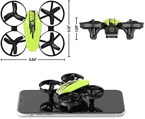41VSBfO86rL. AC  - UDI U46 Mini Drone for Kids 2.4Ghz RC Drones with Auto Hovering Headless Mode Nano Quadcopter, Lime