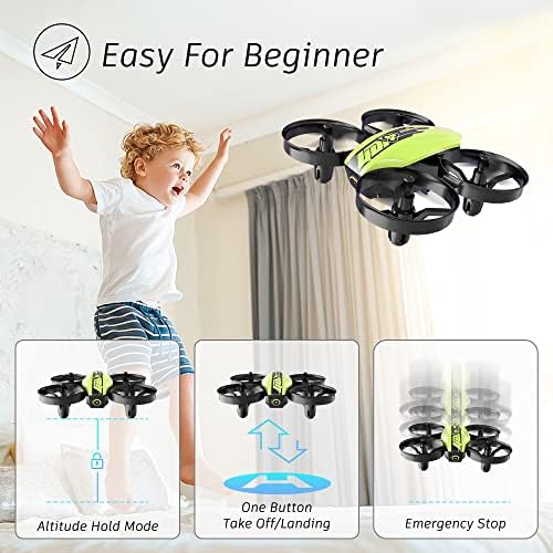 515jCc4yVUL. AC  - UDI U46 Mini Drone for Kids 2.4Ghz RC Drones with Auto Hovering Headless Mode Nano Quadcopter, Lime