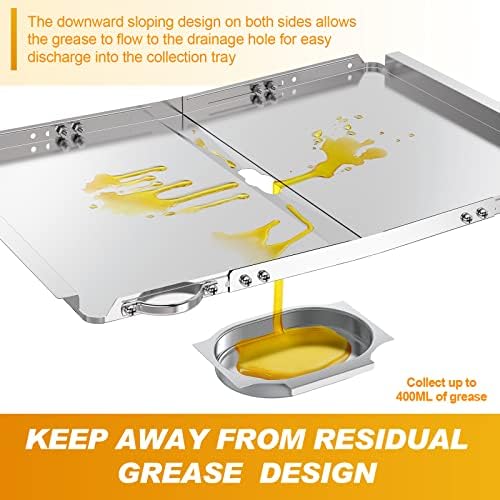 51AVoAk6aDL. AC  - Replacement Grease Tray with Catch Pan for Dyna Glo Grill Replacement Parts, Universal Drip Pan for 4 5 Burner Gas Grill Nexgrill Replacement Parts, Grill Tray for Kenmore BHG Expert Grill (24-30")