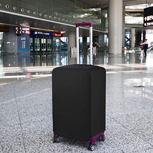 51BDBxWtrML. AC  - MININOVA Travel Luggage Cover Suitcase Protector Fits 18-22 Inch Luggage, Black S