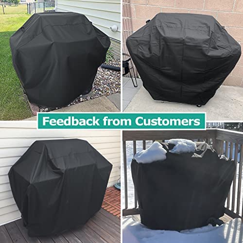 51FuILJY77L. AC  - SunPatio Grill Cover 55 Inch, Outdoor Heavy Duty Waterproof Barbecue Gas Grill Cover, UV & Fade Resistant, All Weather Protection Compatible for Weber Charbroil Nexgrill Kenmore Grills and More, Black